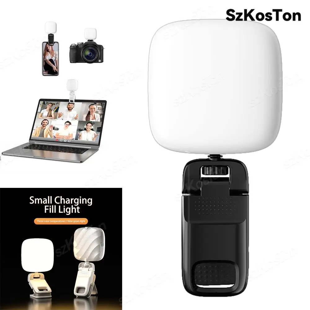 

Selfie Light Rechargeable LED Phone Light Portable Photo Light Phone Light for Selfie Conference Video Makeup Live Stream TikTok