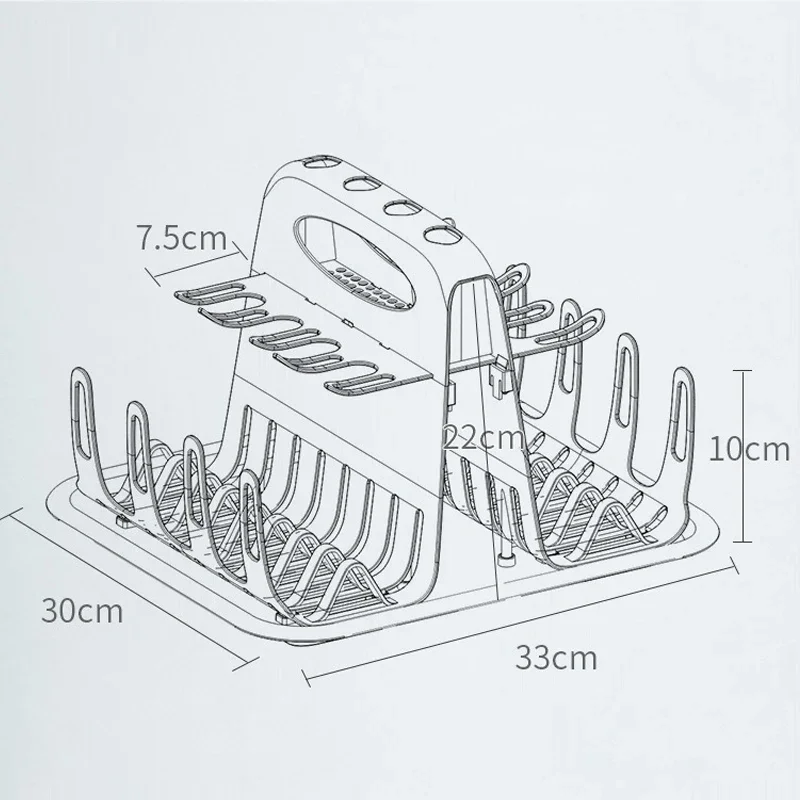 Baby Bottle Drying Rack Feeding Bottle Drying Rack Bottle Drying Rack Portable Cleaning Dryer Baby Milk Bottle Drying Rack Bottle Dryer Holder for Feeding Bottles Accessories Drain Tray Water Cup