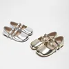 2024 Spring Autumn Korean Children Casual Leather Shoes Fashion Little Girl Soft Comfortable School Princess Birthday Party Shoe 6