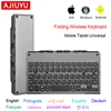 AJIUYU Mini Folding Wireless Keyboard with Stand For iPad Xiaomi Lenovo Samsung Phone Tablet Keyboard For Android ios Windows