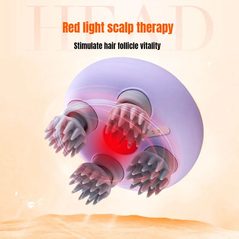 Waterproof Electric Head Massager for Deep Scalp Relaxation