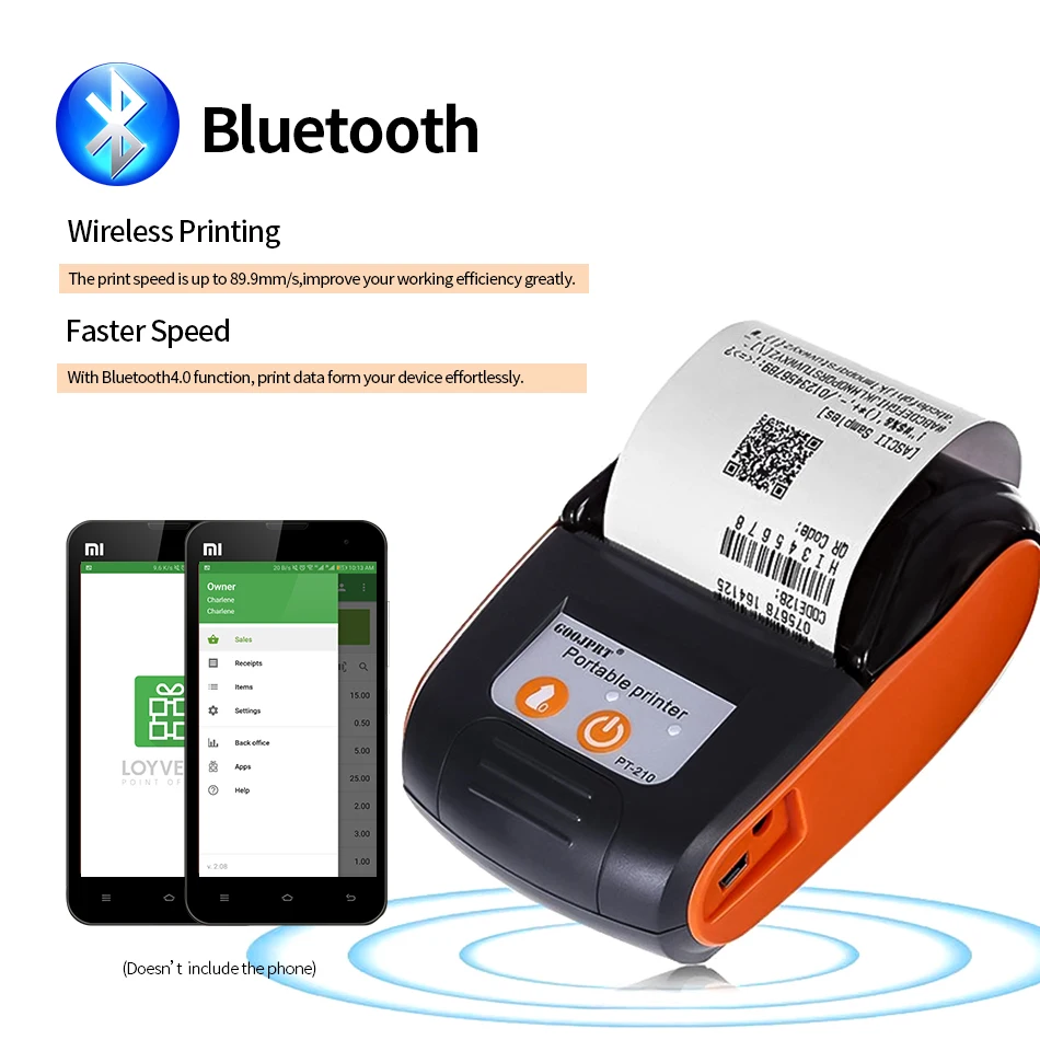 Bluetooth Thermal Printer Pos 58 Pos Thermal Printer Wireless Free