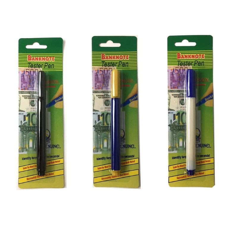 Money detector pen Fake Bill Money Checker Universal Ink Currency Tester Pen Mini Detector Counterfeit Bill Detector Portable Money Checker M4YD