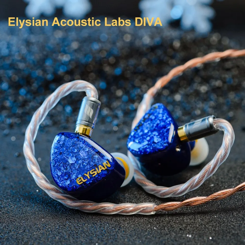 Elysian Acoustic Labs DIVA 2023 6 BA Drivers IEMs In-Ear Monitors 