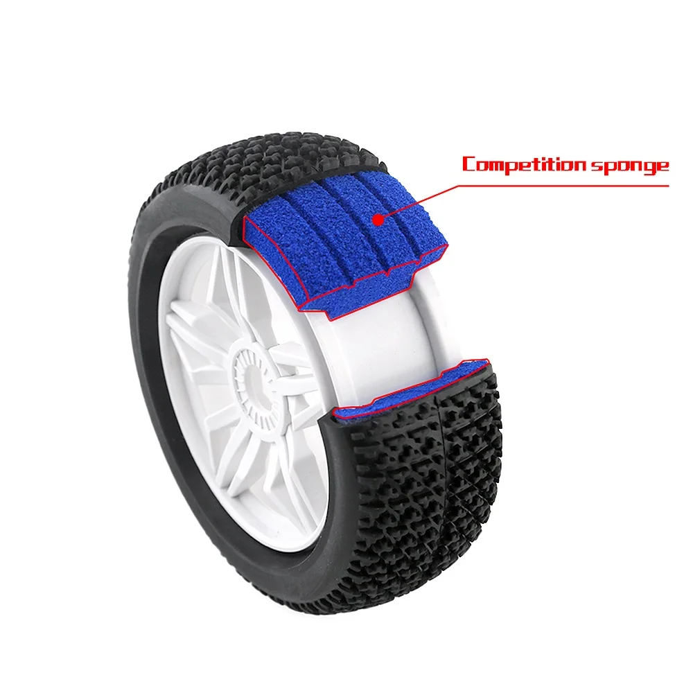 4Pcs 1/8 Rc Car Tire Spugna Interna In Schiuma Per Arrma Kraton Typhon Hsp Redcat Losi Hpi Kyosho Mp9 Hobao Hyper Upgrade Parts
