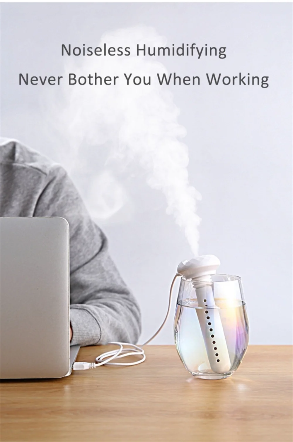 USB Retractable Nano Mist Hydrator Rechargeable Face Steamer Cold Spray Portable Diamond Humidifier