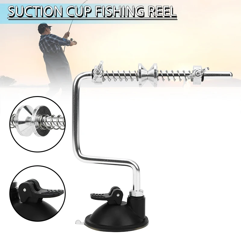

New Fishing Line Winder Reel Aluminum Alloy Line Spooler Portable Vacuum Spinning Spooling Winding System Outdoor Fishing Tool