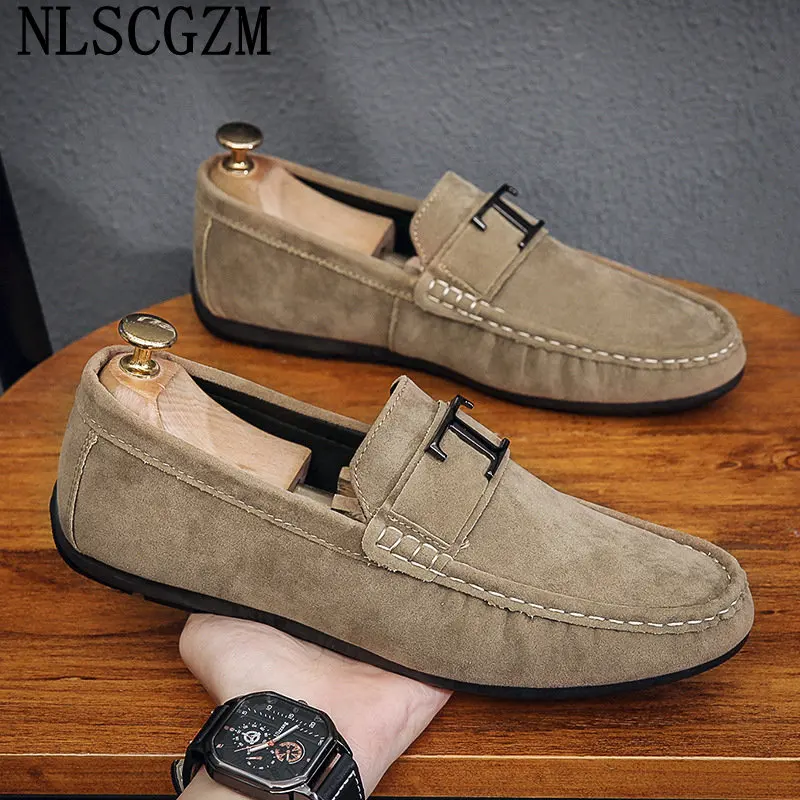 Loafers Luxury Men Slip on Shoes Men Casuales Italiano Office 2023