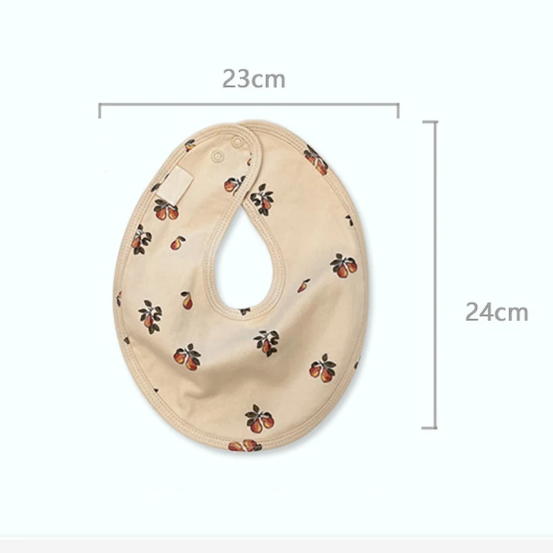 Baby Bibs Apron Burp Cloths Kerchief Soft Cotton Drool Bandanas Scarf for Newborns Kids Boys Girls Feeding Stuff Accessories