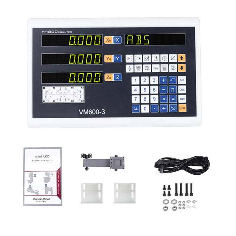 2 3 оси Dro набор VM600-3 цифровые индикаторы индикатора для токарных фрезерных станков Grider YIHAO VM600