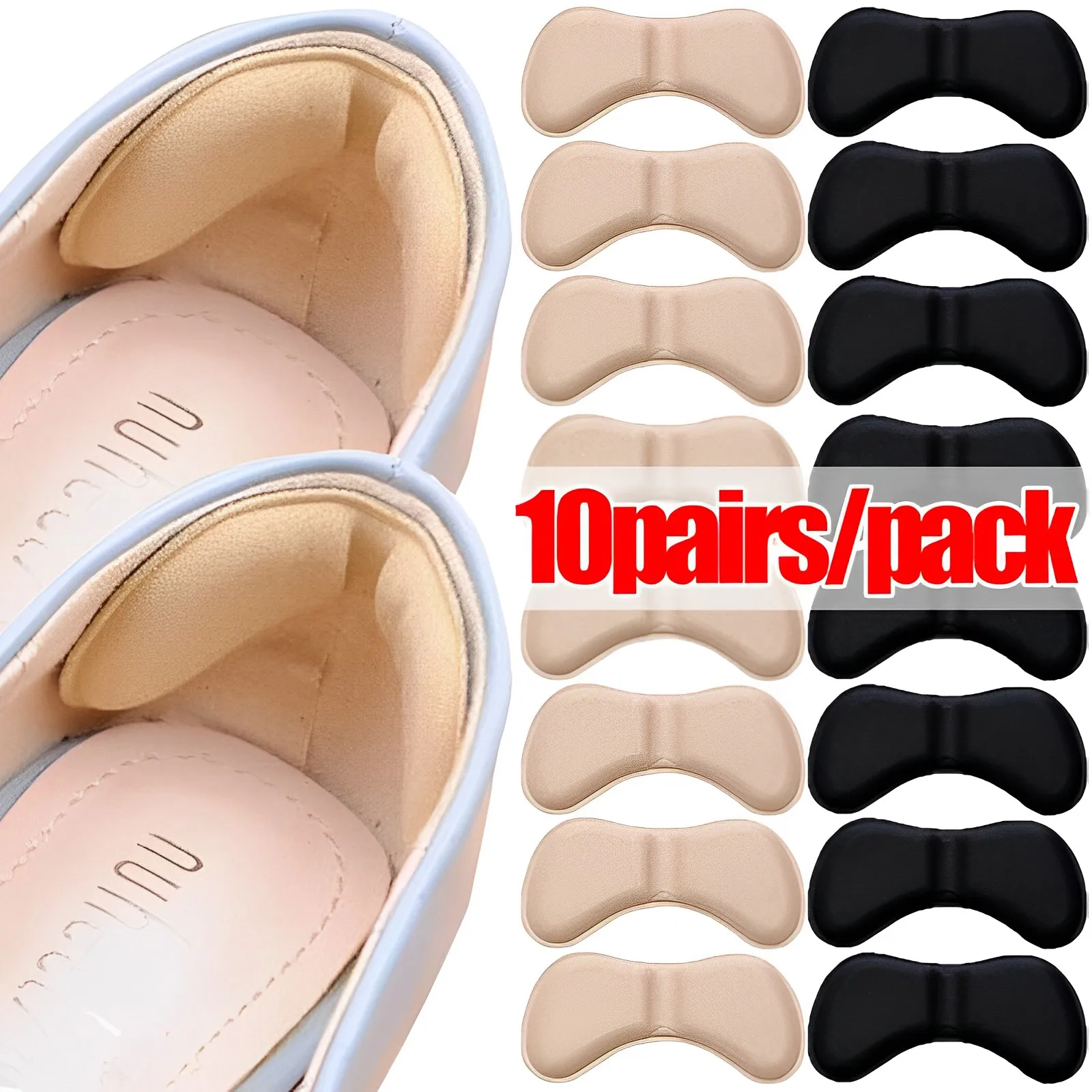 Description Picture 2 of itemSponge Heel Pads Women Anti-wear Cushion High Heels Shoes Sticker Foot Care Pain Relief Liner Grips Insole Insert Pads Patch