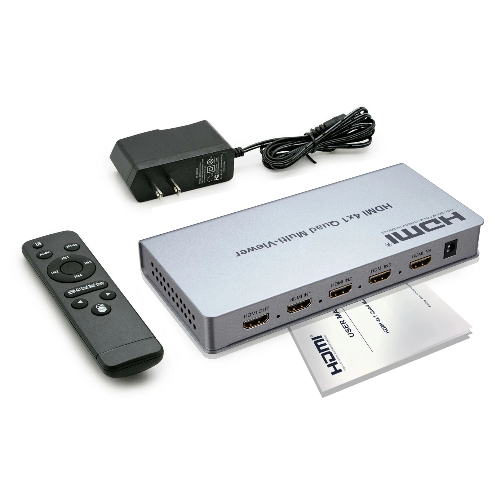 4X1 HDMI Multi penampil Terpisah HDMI 
