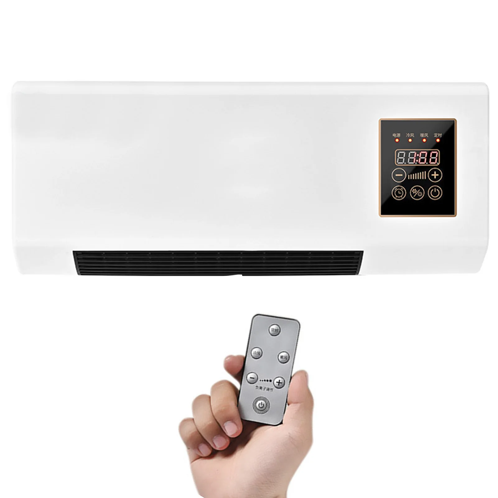 Air Conditioner Constant Temperature Heating  Control Mini Wall Air Conditioner with Remote Control for Living Room 220V 6