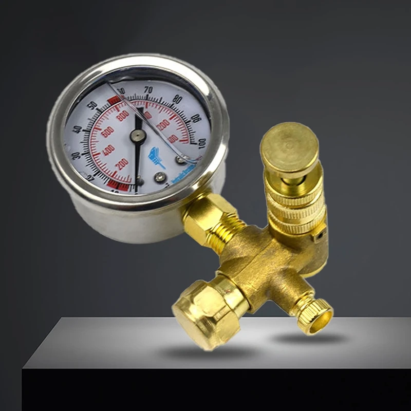 Description Picture 2 of item6Mpa Pressure Gauges Kit Nitrogen Gas Charging Hydraulic Breaker Hammer Device Measurement Accessories Hydraulic Test Table Tool