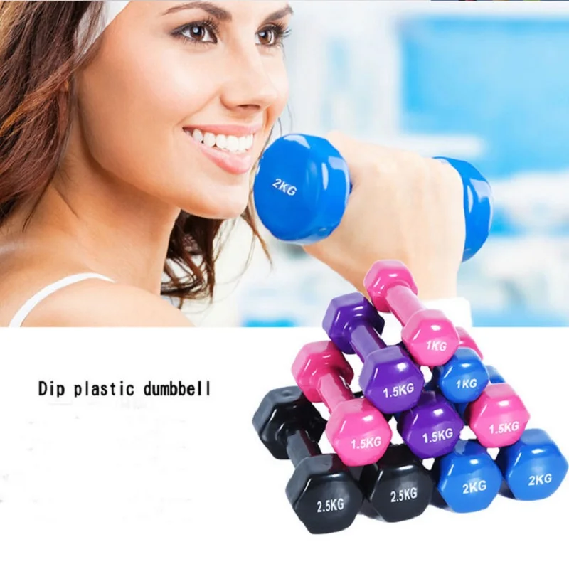 2kg 3kg Fitness Dumbbell Set Non-Slip Dumbbells Men and