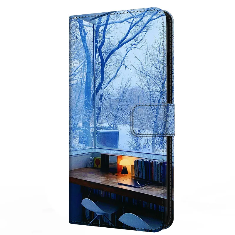 Magnetic Pink Leather Wallet Case - Book Style Flip Cover