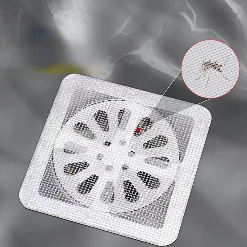 10PCS Disposable Grid Floor Drain Sticker Bathroom Hair Floor Drain Filter Screen Insect Proof Sticker Sink Strainer sink filter sink strainer floor drain sticker floor drain filter hair drain catcher hair drain filter floor drain hair catcher drain hair catcher floor drain hair filter