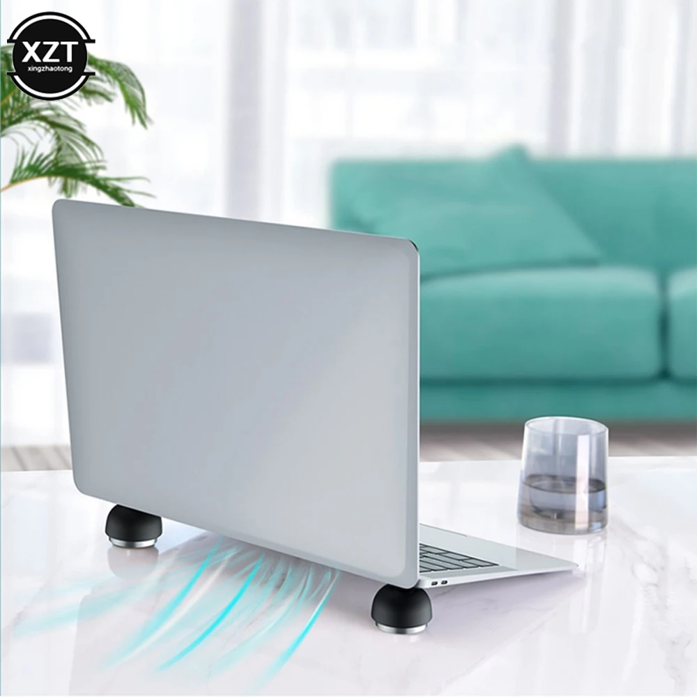 Suporte do Portátil Notebook Acessórios Portátil Cogumelo Titular Dobrável Mini Cooler Suporte para Macbook Pro Suporte de ar - Imagem 4