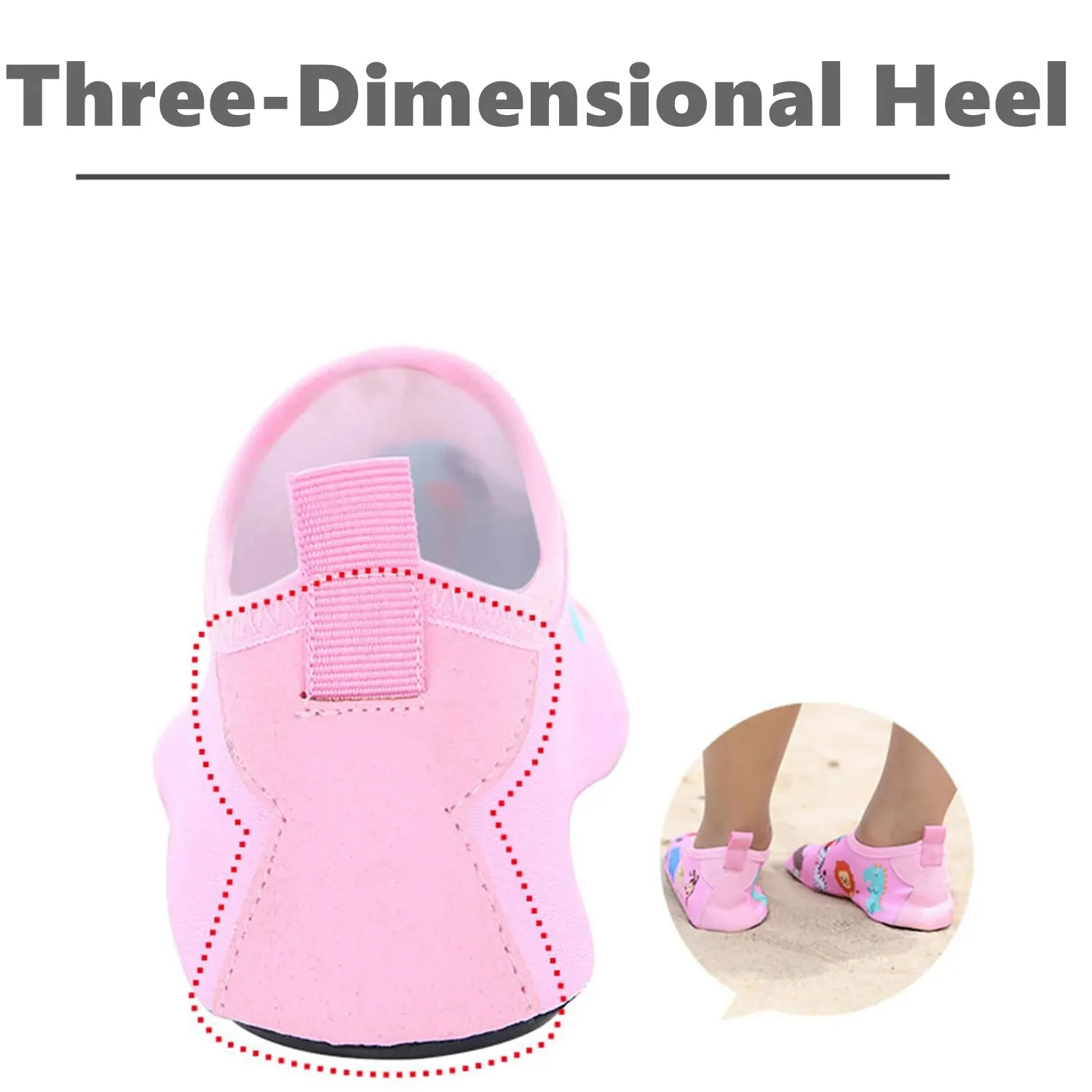 Water Shoes Diving Shoes Aqua Shoes Barefoot Shoes Children Outdoor Quick-Dry Aqua Yoga Socks Boys Girls Animal Soft Wading Shoes Beach Swimming
