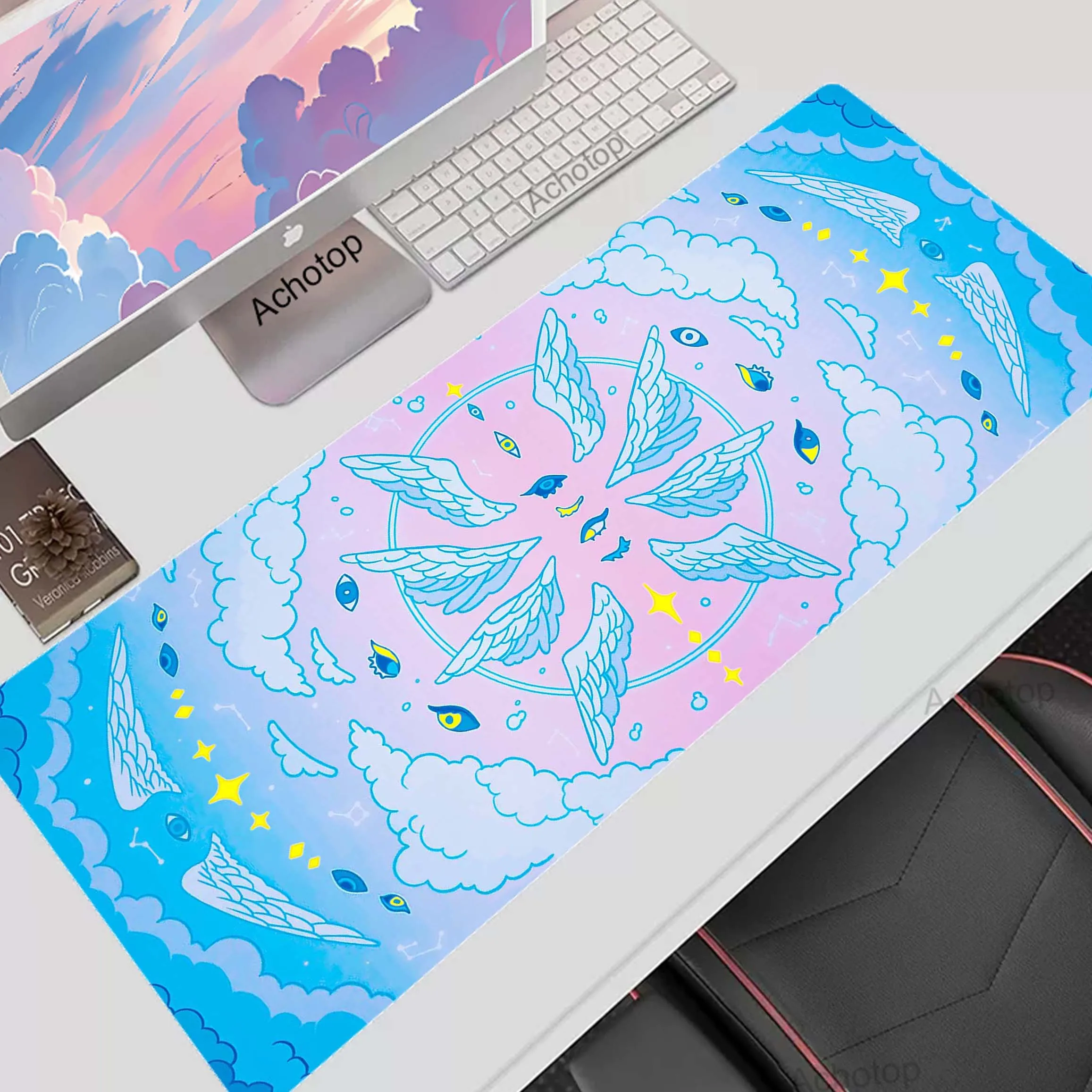 

Magic Star Moon Art Mouse Pad Computer Laptop Keyboard Mouse Mat Mousepad Gamer Desktop Decoracion Table Desk Mat Mouse Pad