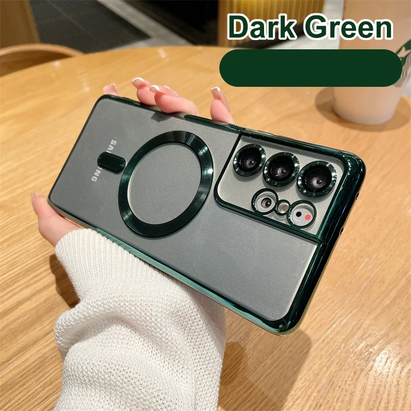 Enhanced Wireless Magnetic Plating Cover with Full Camera Protection and 4K Glass