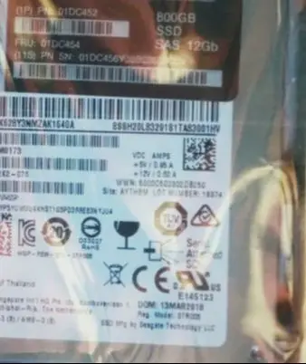 

Для жесткого диска 01DC477 01DC452 01DC454 01DC479 800G SAS SSD DS4200