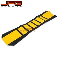 Pro Ribbed Rubber Gripper Soft Seat Cover for Dirt Bike and Off - Road Motocross (YELLOW)