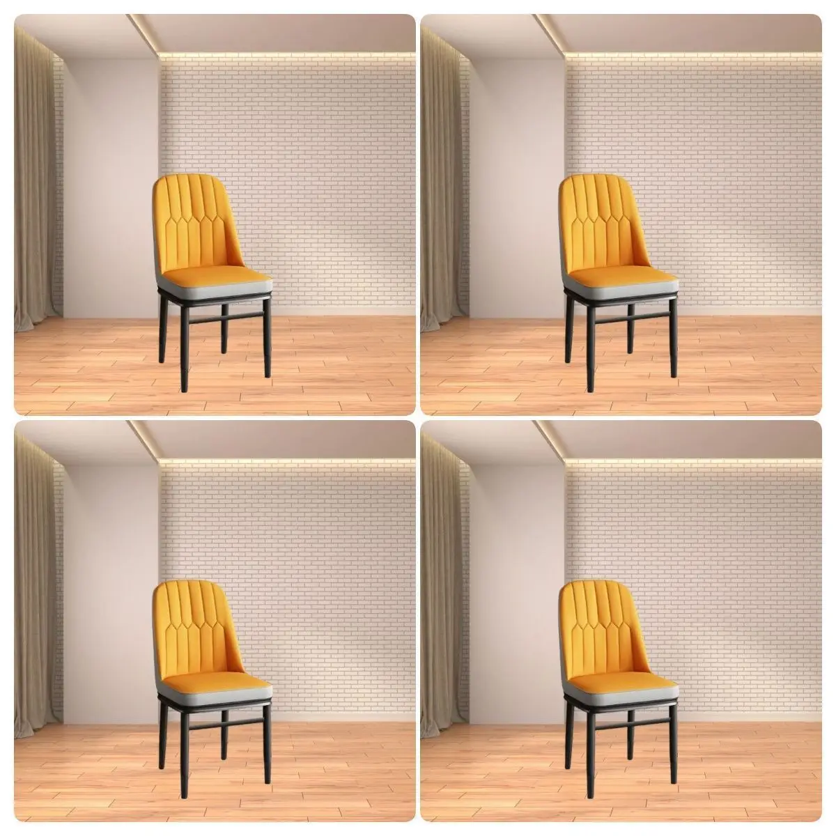 שולחן אוכל מודרני מרובע מזוגג זכוכית - רהיטי חדר אוכל שולחן מטבח קטן עבור 2-4 אנשים שולחן קפה ביסטרו