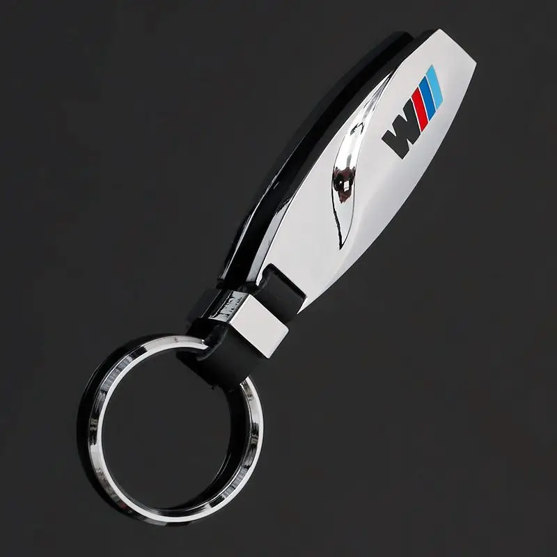 Drops Of Water Metal Leather Car Keychain Keyring Key Chain Key Ring