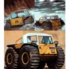 In Stock Kingkong RC Car 1/10 All-terrain Off-road Vehicle Amphibious Professional Climbing Car KIT Model D-E077 1