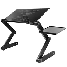 

Laptop Stand Bed Table Desk Lap Floor Sofa Portable Foldable Writing Black Floor