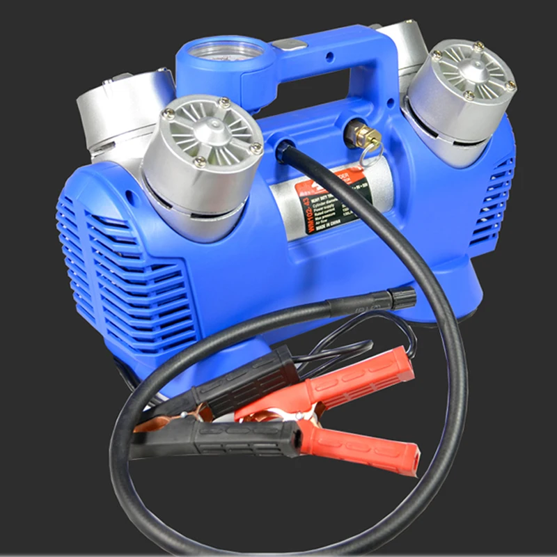 Vehicle-mounted Inflation Pump 12v Double-cylinder Four-cylinder High-pressure S
