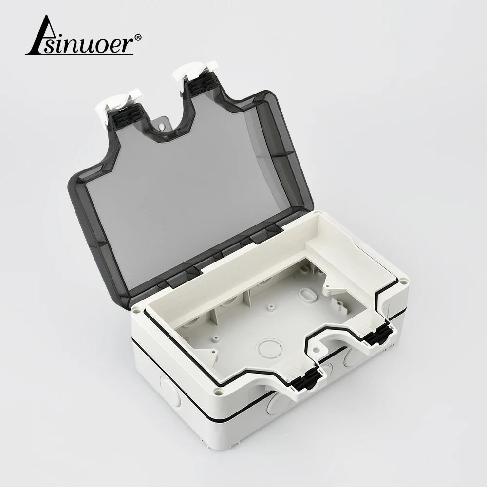 Durable Outdoor Waterproof Wall Plug, 16A, 110-250V, IP66 Dustproof
