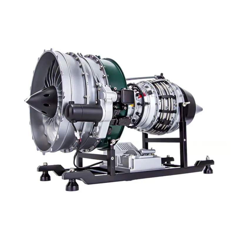 Aircraft-Engine-Model-Aviation-Turbofan-Engine-Assembly-Metal-Movable ...