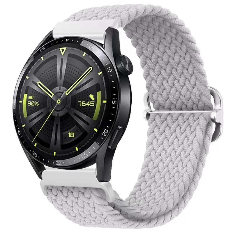 Adjustable Woven Nylon Watch Strap, 20mm/22mm - Universal Fit