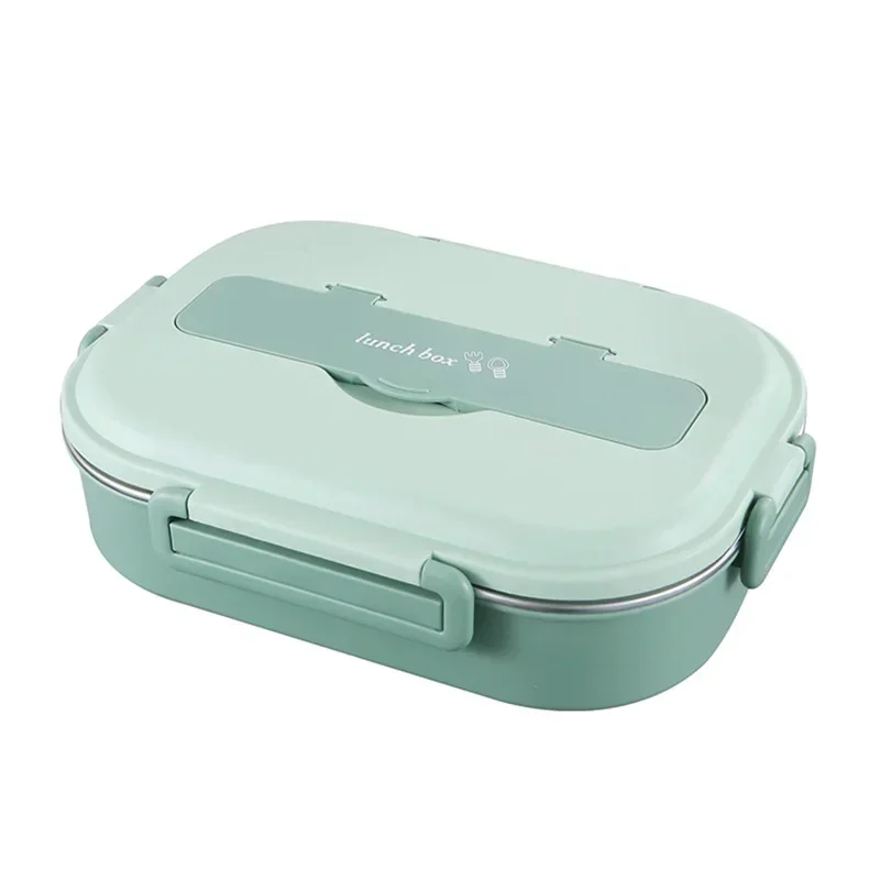 Stainless Steel Thermal Lunch Box for Kids with Spoons and Chopsticks