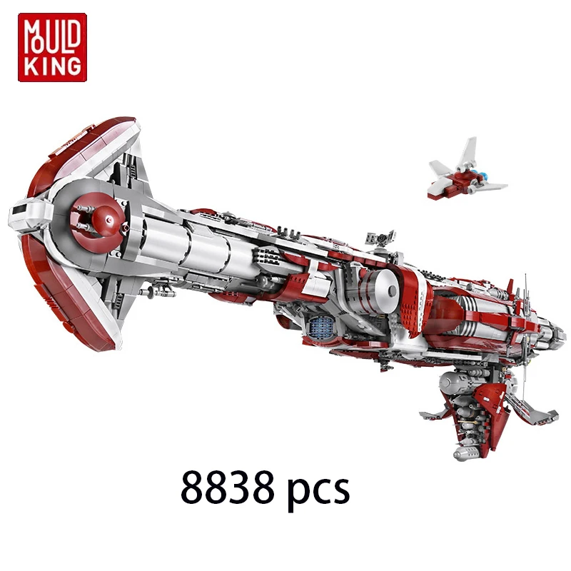 

Mould King 21002 Old Republic Escort Cruiser Star Plan Spaceship Building Blocks Bricks Toys for Boyfriend