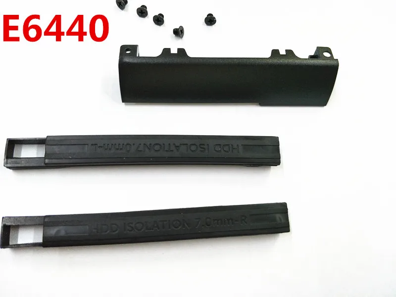 Hard Drive Caddy Cover 7mm Isolation Rubber Rails Dell Latitude E6440