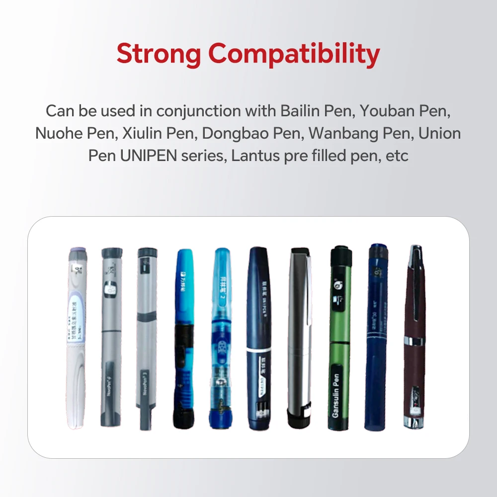 Insulin Pen Needle 100pcs/box Sinocare 32G 4MM Painless Needle Blood Glucose Accessories for Diabetic Eyelid Tool Tattoo Needle