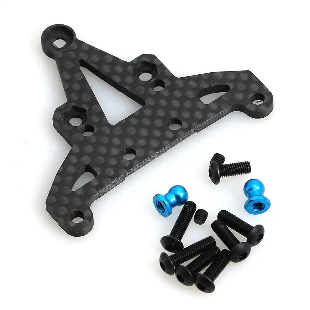 

Rc Car Carbon Fiber Front Gear Box Fixed Seat Compatible For 1:10 TAMIYA XV01 RC Car Upgrades Replacement Parts LY28