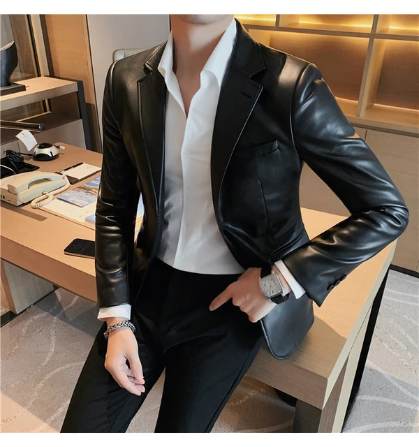 Blazer Uomo Slim Fit Nero - Elegante, Alla Coreana | Per Matrimoni, Ufficio E Occasioni Speciali - Foto 6