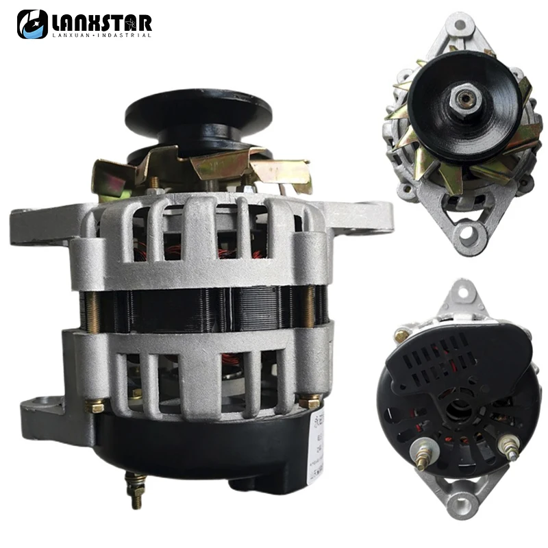 220V 800W 1300W 1500W High-Power Generator pulley wheel Permanent Magnet Brushless Constant Voltage Copper Wire Core Alternator 1
