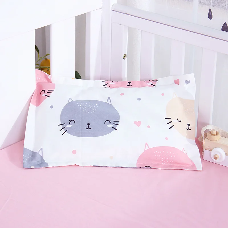 30x50cm Baby Envelope Pillowcase For Kids Cartoon Children Pillow Cases Cotton Soft Baby Pillow Cover Boys Girls 1pc PL001