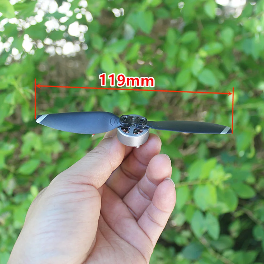 Motor pastrup 1605 1850KV BLDC 2-3S + flotër e verdhë për aeroplan RC