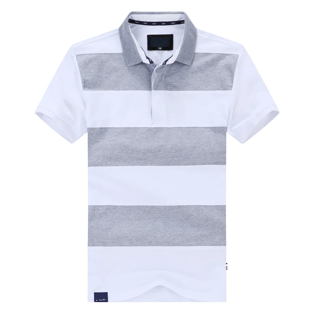 New Summer Striped Men's Polos Short Sleeve Del France Homme Polo Shirt Fashion Casual Strecthing Big Size 3XL EP EP LOGO 11 Sb682fe5b95374953a06c2e49d0bde847Y