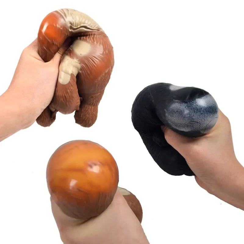Explosions of flour gorillas decompression vent toys quick rebound stretchable decompression vent unbreakable toys decompression toys