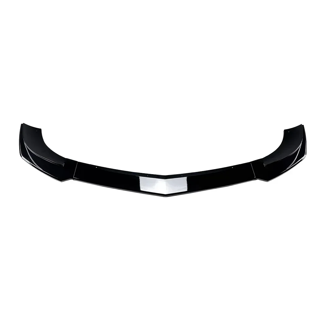 Front Spoiler Lip Gloss ABS Plastic For Mercedes-Benz C Class W204 S204 Facelift 2011-2014 AMG Line Sport