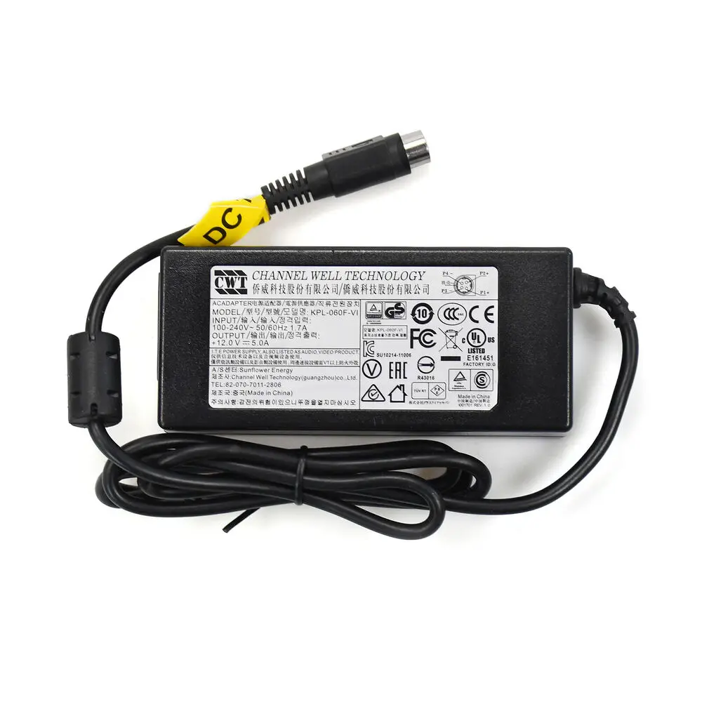 

Адаптер CWT Φ для Haikang 12V 5A 4-контактный адаптер питания 60 Вт