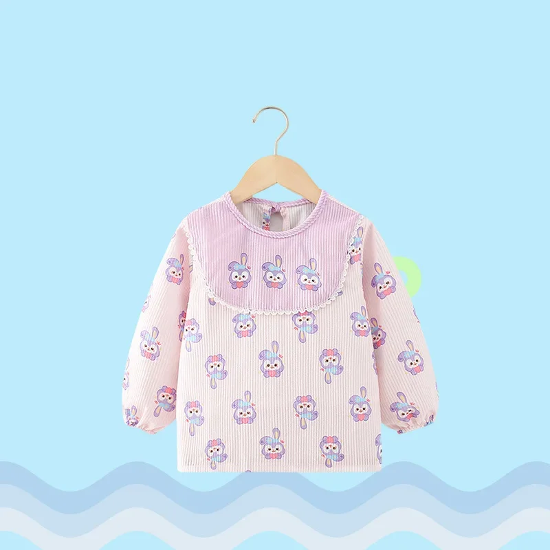 Children's Feeding Apron Boys' Waterproof Dirty Proof Baby Bibs Eating Coveralls Protect Clothes for Kids Mealtime