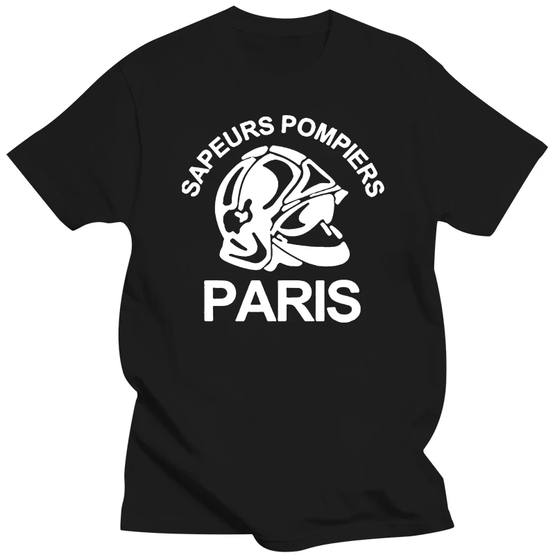 Sapeurs Pomponiers Paris T Shirt Uomo Francia Pompiere Vigili Del Fuoco Vigili Del Fuoco T-Shirt Manica Corta Cool Top Cotton Tshirt Tees